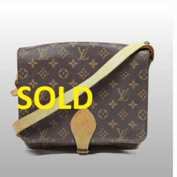 Authentic Louis Vuitton Cartouchiere GM Monogram Shoulder Bag LCMON225-112025 - Picture 1 of 11